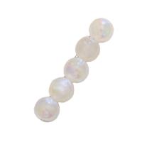 Acrylic Jewelry Beads Round DIY white Sold By PC