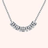 Stainless Steel Jewelry Necklace 304 Stainless Steel with 5CM extender chain Vacuum Ion Plating fashion jewelry & for woman & with rhinestone nickel lead & cadmium free Length Approx 50 cm Sold By PC