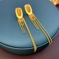 Fashion Fringe Earrings Zinc Alloy plated fashion jewelry & for woman nickel lead & cadmium free Sold By Pair