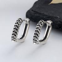 925 Sterling Silver Lever Back Earring Antique finish fashion jewelry & for woman nickel lead & cadmium free Inner Approx 10mm Sold By Pair