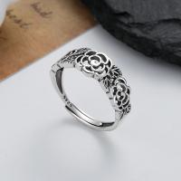 925 Sterling Silver Finger Rings Antique finish fashion jewelry & for woman nickel lead & cadmium free 8mm Sold By PC