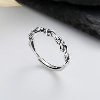 Cеребряное кольцо, 925 пробы, ювелирные изделия моды & Женский, не содержит никель, свинец, 4mm, продается PC