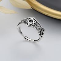 Solidny srebrny pierścień, 925 Srebro, biżuteria moda & dla kobiety, bez zawartości niklu, ołowiu i kadmu, 11mm, sprzedane przez PC