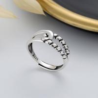 Sterling Silver Jewelry Finger Ring, 925 sterline d'argento, gioielli di moda & per la donna, assenza di nichel,piombo&cadmio, 8mm, Venduto da PC