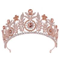 Bridal Tiaras Zinc Alloy with Crystal fashion jewelry & for woman & with rhinestone nickel lead & cadmium free Inner Approx 160mm Sold By PC