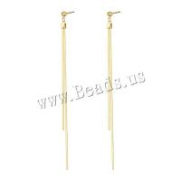 Fashion Fringe Earrings Copper Alloy real gold plated fashion jewelry & for woman nickel lead & cadmium free Sold By Pair