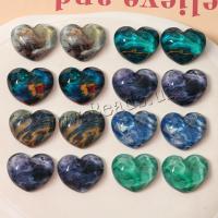 DIY Κοσμήματα Προμήθειες, Ρητίνη, Καρδιά, περισσότερα χρώματα για την επιλογή, 21x19mm, Sold Με PC