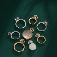 Brass Pendant Findings Round plated DIY Approx 1.5mm Sold By PC