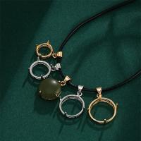 Brass Pendant Findings Round plated DIY Approx 3.5mm Sold By PC