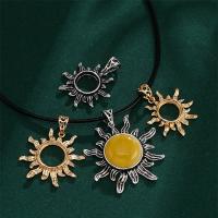 Brass Pendant Findings Flower plated DIY Approx 4mm Sold By PC