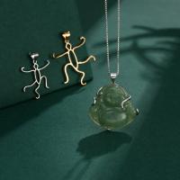 Brass Pendant Findings plated DIY Approx 3.5mm Sold By PC
