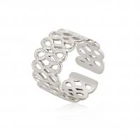 Vinger Ring in edelstaal, 304 roestvrij staal, mode sieraden & uniseks & hol, meer kleuren voor de keuze, Verkocht door PC