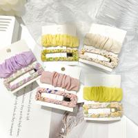 Hair Snap Clips, Cloth, 2 pieces & for woman, more colors for choice, 70x20mm, Sold By Set