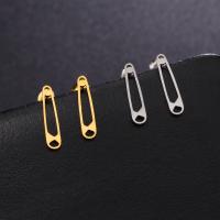 Stainless Steel Stud Earrings, 304 Stainless Steel, Vacuum Ion Plating, fashion jewelry & for woman & hollow, more colors for choice, 4.1x18.9mm, Sold By Pair