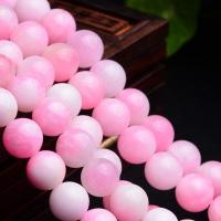 Natural Jade Beads, Peach Jade, DIY & different size for choice, pink, Sold Per 36.5-40 cm Strand