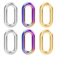 Stainless Steel Pendants, 304 Stainless Steel, Vacuum Ion Plating, fashion jewelry & DIY & hollow, more colors for choice, 10x19mm, Sold By PC