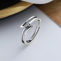 925 Sterling Silver Finger Rings, Antique finish, fashion jewelry & Unisex, nickel, lead & cadmium free, 11mm, Sold By PC