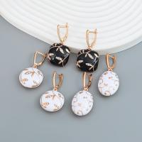Tibetan Style Drop Earrings, different styles for choice & for woman & enamel & with rhinestone, more colors for choice, nickel, lead & cadmium free, 39x21mm, Sold By Pair