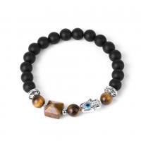 Bracelets de pierres précieuses, pierre gemme, avec laiton, bijoux de mode & différents matériaux pour le choix & pour femme, Vendu par Environ 7.48 pouce brin