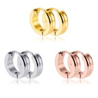 Stainless Steel Lever Back Earring, 304 Stainless Steel, Vacuum Ion Plating, fashion jewelry & Unisex & different size for choice, more colors for choice, Sold By Pair