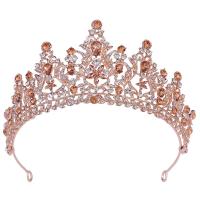 Bridal Tiaras Zinc Alloy with Crystal fashion jewelry & for woman & with rhinestone nickel lead & cadmium free Inner Approx 155mm Sold By PC