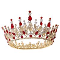 Bridal Tiaras, Tibetan Style, with Crystal, fashion jewelry & for woman & with rhinestone, more colors for choice, nickel, lead & cadmium free, Inner Diameter:Approx 130mm, Sold By PC