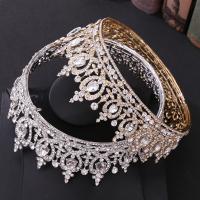 Bridal Tiaras, Tibetan Style, with Crystal, fashion jewelry & for woman & with rhinestone, more colors for choice, nickel, lead & cadmium free, Inner Diameter:Approx 146mm, Sold By PC