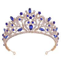 Bridal Tiaras Zinc Alloy with Crystal fashion jewelry & for woman & with rhinestone nickel lead & cadmium free Inner Approx 145mm Sold By PC