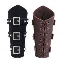 PU Leder Arm Armangle, mit Wachsschnur & Eisen, handgemacht, Modeschmuck & für den Menschen, keine, 195mm, Länge 24 cm, verkauft von PC