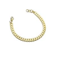 Stainless Steel Jewelry Bracelet 304 Stainless Steel with 2cm extender chain Vacuum Ion Plating fashion jewelry & Unisex 8.50mm Length 21.5 cm Sold By PC