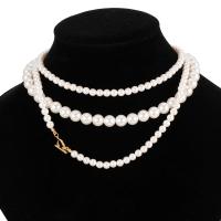 perla in vetro collana, with ottone, placcato color oro, formato differente per scelta & per la donna, Venduto da PC