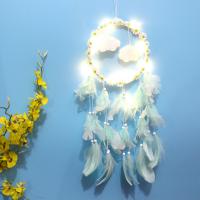 Fashion Dream Catcher Feather with Cotton Thread & Plastic for home and office & fashion jewelry 600mm Sold By PC