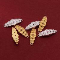 925 Sterling Silver Connectors, plated, DIY, more colors for choice, 30x10x3mm, Hole:Approx 1.8mm, Sold By PC