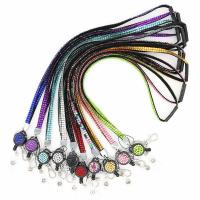 Mobile Phone Lanyard, Velveteen, with Resin Rhinestone & Tibetan Style, Unisex, more colors for choice, Length:Approx 46 cm, Sold By PC