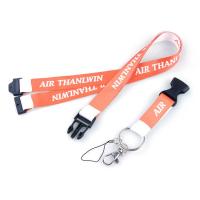 Mobile Phone Lanyard, Polyester, Unisex, orange, Length:Approx 90 cm, Sold By PC