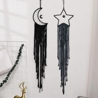 Fashion Dream Catcher, Iron, with Cotton Thread & Resin & Tibetan Style, plated, for home and office & Different Shape for Choice & fashion jewelry, more colors for choice, nickel, lead & cadmium free, 20x95-105cm, Sold By PC