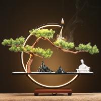Backflow Incense Burner Porcelain for home and office & durable & with LED light Sold By PC