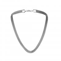 Zinklegierung Schmuck Halskette, Modeschmuck & für den Menschen, frei von Nickel, Blei & Kadmium, Länge:ca. 24.41 ZollInch, verkauft von PC