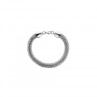 Bracelet en alliage de zinc, bijoux de mode & pour homme, protéger l'environnement, sans nickel, plomb et cadmium, 8mm, Longueur:Environ 8.66 pouce, Vendu par PC