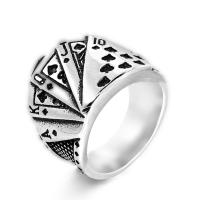 Stainless Steel Finger Ring 304 Stainless Steel plated fashion jewelry & for man 20mm Sold By PC