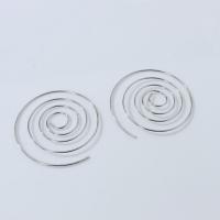 Zinc Alloy Stud Earring plated fashion jewelry & for woman nickel lead & cadmium free 42mm Sold By Pair