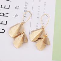 Zinc Alloy Drop Earrings gold color plated fashion jewelry & for woman golden nickel lead & cadmium free Sold By Pair