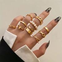 Tibetan Style Ring Set, plated, fashion jewelry & for woman, nickel, lead & cadmium free, Sold By Set