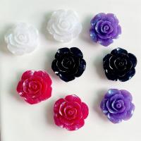 Mobile Phone DIY Decoration, Resin, Rose, more colors for choice, 22x22mm, Sold By PC