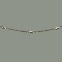 Stainless Steel Jewelry Chain, 304 Stainless Steel, DIY, original color, 5x12x2mm, Sold By m