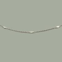 Stainless Steel Jewelry Chain, 304 Stainless Steel, Rhombus, DIY, original color, 4x13x1.50mm, Sold By m