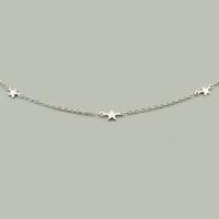 Stainless Steel Jewelry Chain, 304 Stainless Steel, Star, DIY, original color, 6x12x1mm, Sold By m