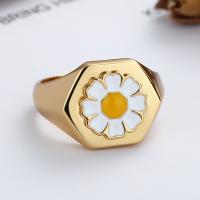 925 Sterling Silver Finger Rings Daisy fashion jewelry & for woman nickel lead & cadmium free 12mm Sold By PC