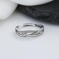 Sterling Silver Nakit Finger Ring, 925 Sterling Silver, modni nakit & za žene, nikal, olovo i kadmij besplatno, 5mm, Prodano By PC