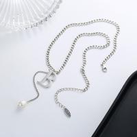 925 Sterling Silver Necklaces with 1.97inch extender chain Antique finish fashion jewelry & for woman nickel lead & cadmium free Length Approx 14.96 Inch Sold By PC